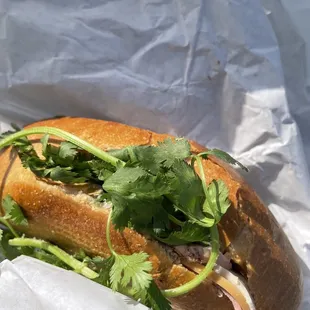 1. Banh Mi dac biet YUMMMMMMM and oh soooo fresh!!