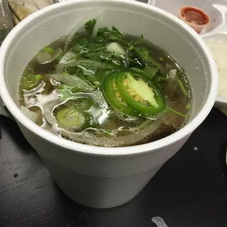 P12 Rare Beef Brisket Flank Pho