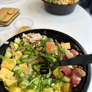 Regular Build Your Own Tuna and Salmon Poke