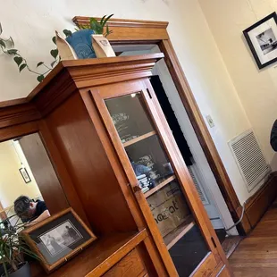 Entrance to coffee making area from the front sitting room. A great place to chill when Sonora is too hot.