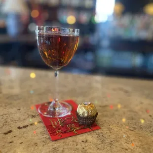 Hazelnut Manhattan (special for Chinese New Year)