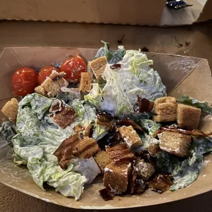 BLT Salad. Awful and so small!
