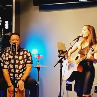 Talented duo performing: AuraRay and SeanNoel!