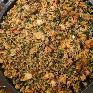 paella, food