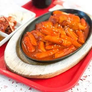 #32 ddeokbokki very spicy and very very fishy! Basic and good.