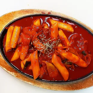 Stir-fried rice cake