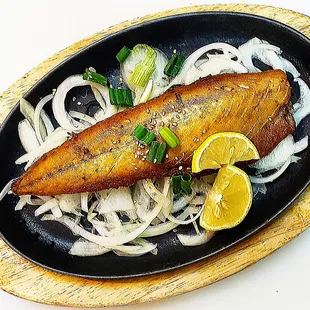 Grilled mackerel