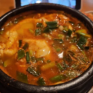 Soft tofu stew