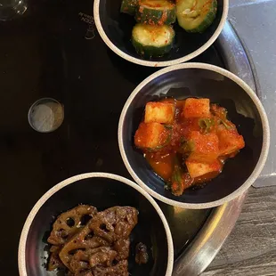 Banchan (sans the kimchi)