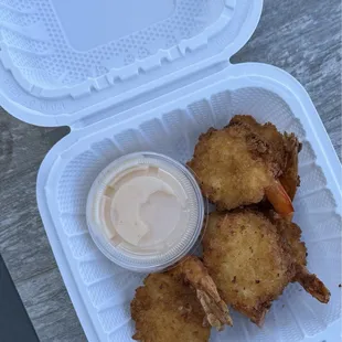 Fried Shrimps ( with YUMYUM Sauce )