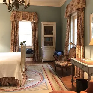 Spacious suite with two sitting areas...
