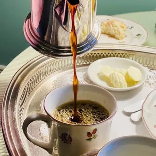 Room service Chicory coffee has to be ordered in advance.