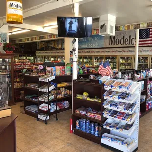 the inside of the store