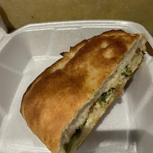 1/4 of the Tuscan Flatbread. So good