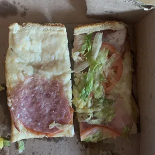 Here is the $27 Italian flatbread.