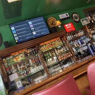 The bar area at Sonka's