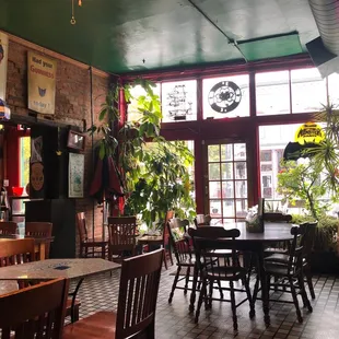 Inside the restaurant