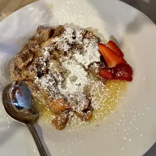 Bread pudding dessert