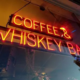 Coffee and whiskey