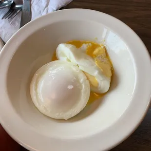 Poached eggs