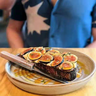 Burrata Fig Toast