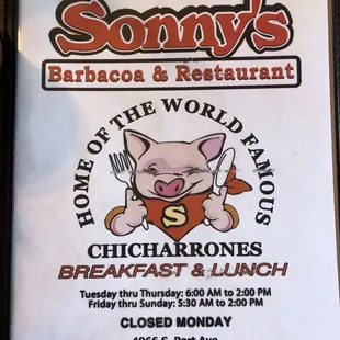 Full Menu