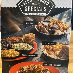 Slow Smoked Specials