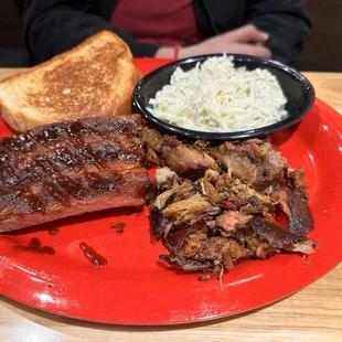 Ribs and smoked pork