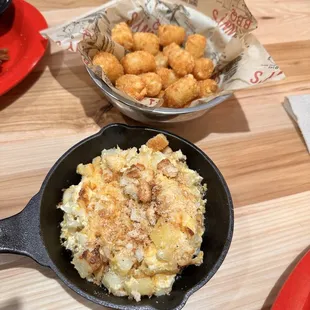 Upgrade skillet potatoes and Tatar tots
