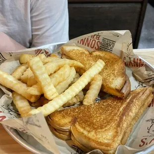 Kids grilled cheese