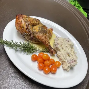 Half Roasted Hen Entree