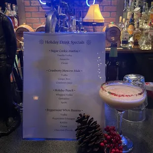 Holiday Drink Specials