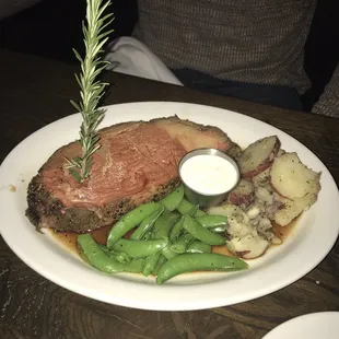 Petite cut prime rib