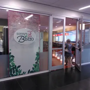 Entry inside the building