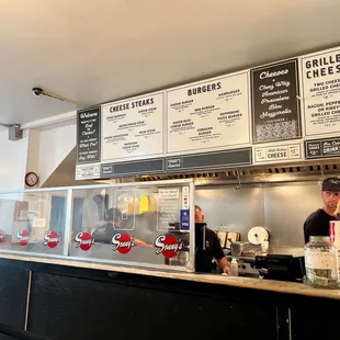 Front end of the restaurant