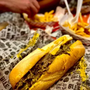 Cheesesteak with wiz