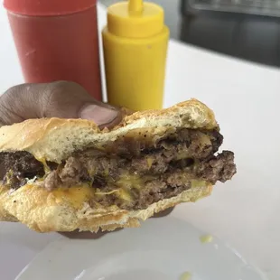 Double cheeseburger