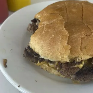 Double cheese burger