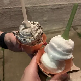 Lychee lime &amp; cookies and cream