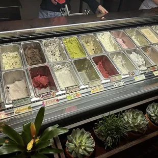 Gelato selection
