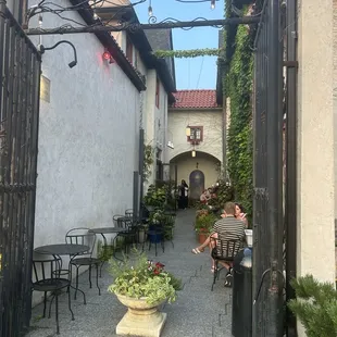Outside