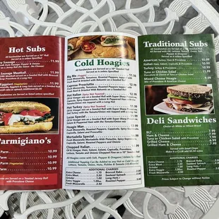 menus