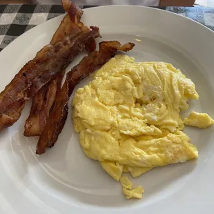 Scrambled Eggs and Bacon
