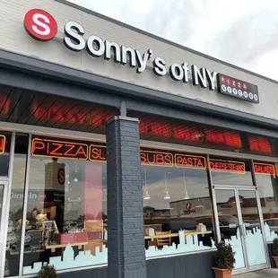 View from parking lot