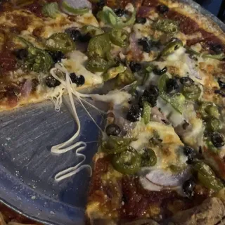 Vegetarian Pizza Dinner