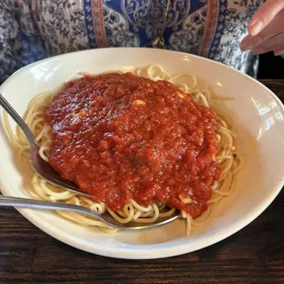 Pasta with Meat Sauce Lunch