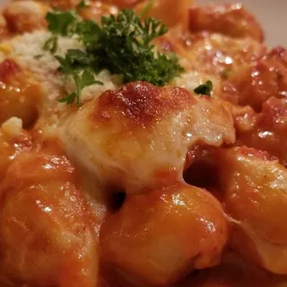 Pasta with Tomato Cream Sauce Lunch