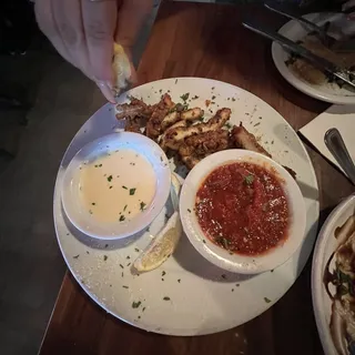 Spicy Calamari Dinner