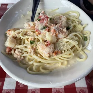 Seafood Linguini Dinner Special