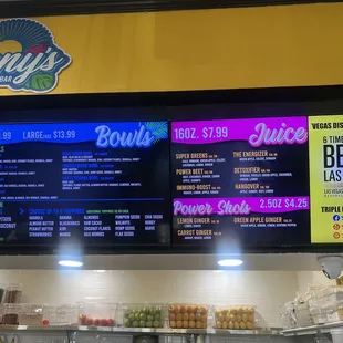 Menu as of Oct 17, 2023